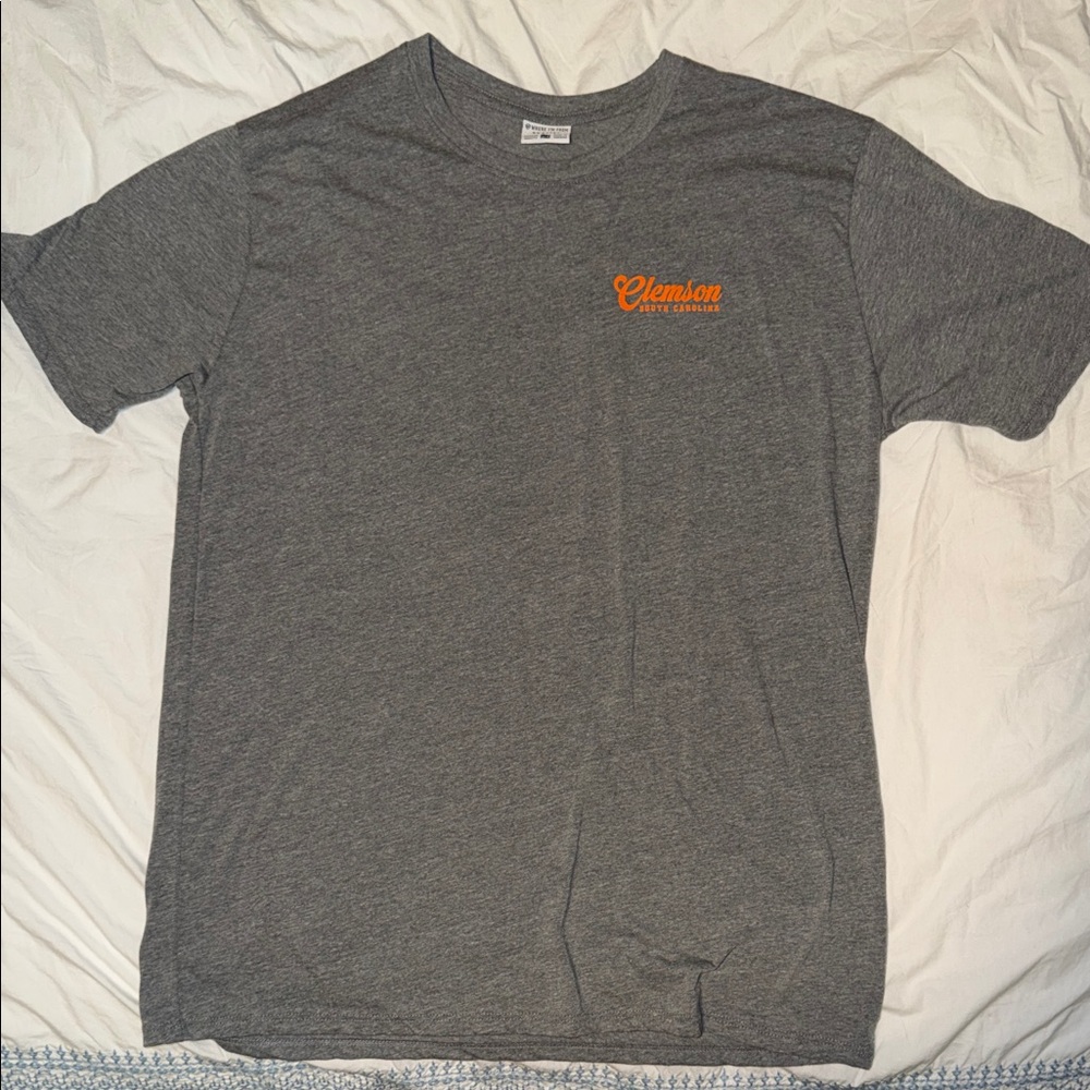 Clemson University Men's Gray T-Shirt Size XXL